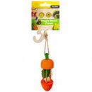 VEGGIE WOOD CARROT CAROUSEL ORANGE 13CM