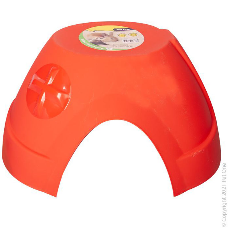 PET ONE IGLOO HIDEAWAY LARGE RED