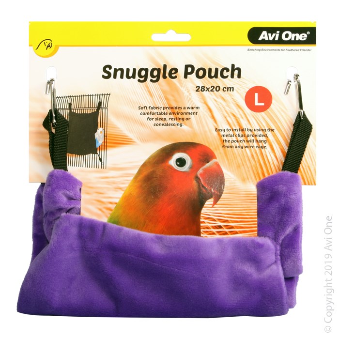 AVIONE BIRD SNUGGLE POUCH LARGE 28X20CM GRAPE