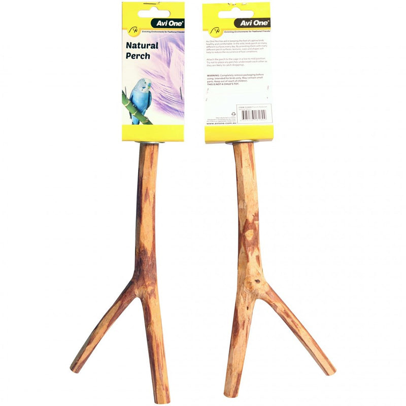 AVIONE PERCH  NATURAL WOOD 25CM