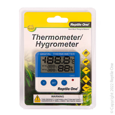 REPTILE ONE DIGITAL THERMOMETER & HYGROMETER