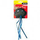 PET ONE CAT TOY PLUSH JELLYFISH GREY 15.5CM
