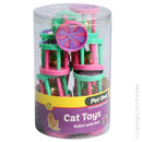 CAT TOY ROLLER W/BELL 4CM