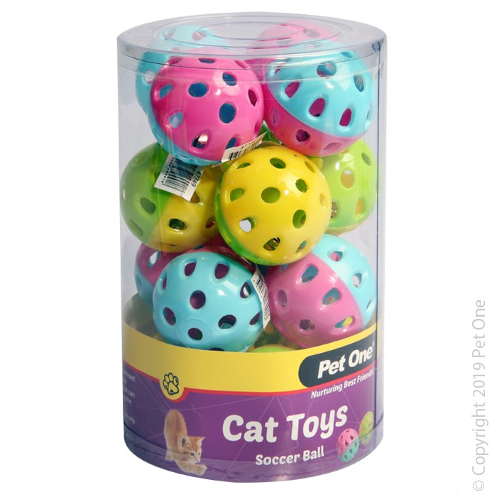 CAT TOY SOCCER BALL 4.5CM