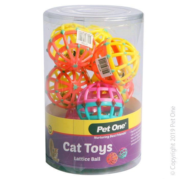 CAT TOY LATTICE BALL 5.5CM