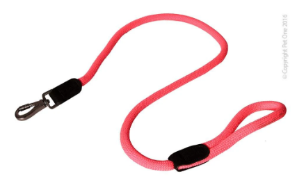 PET ONE LEASH COMFY 120CM ROPE 13MM PINK