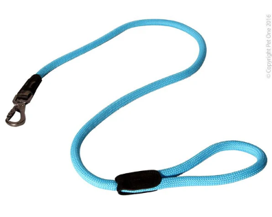 PET ONE LEASH COMFY 120CM ROPE 13MM SKY BLUE