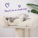KAZOO HIGH BED SCRATCH POST CREAM