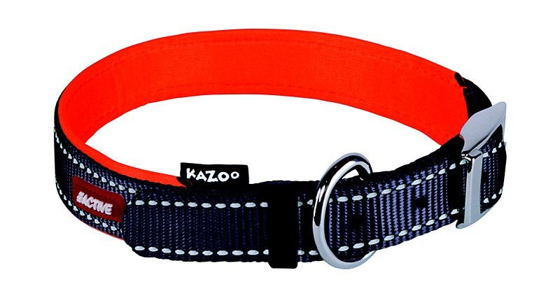 *ACTIVE  NYLON COLLAR SLATE SMALL