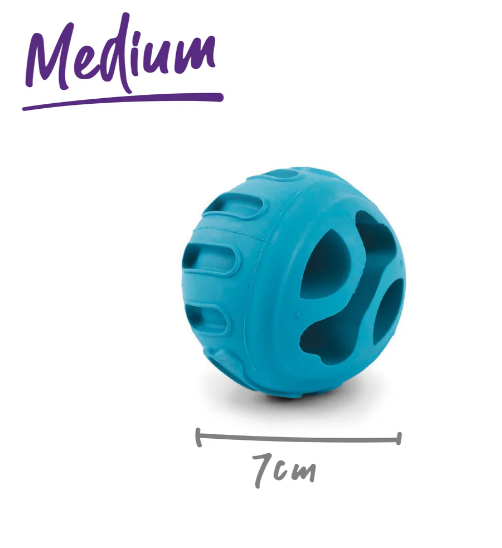 KAZOO CHEW & TREAT BALL MEDIUM