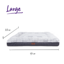 KAZOO CLOUD COMFORT BED GREY LARGE