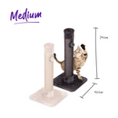 KAZOO SCRATCH POST CHARCOAL MEDIUM