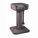 KAZOO HIGH BED SCRATCH POST CHARCOAL