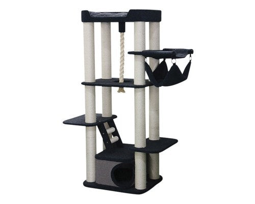 KAZOO KITTY CLIMB PLAYGROUND CHARCOAL