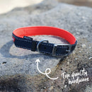 *ACTIVE  NYLON COLLAR SLATE LARGE