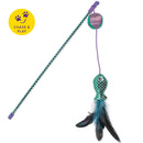 KAZOO RIPPLE FISH WAND CAT TOY