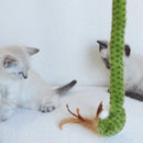 KAZOO SPOTTY SNAKE WAND CAT TOY