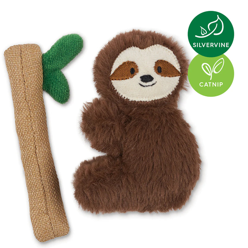 KAZOO JUNGLE SLOTH CAT TOY