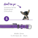 ACTIVE  NYLON COLLAR PURPLE SMALL