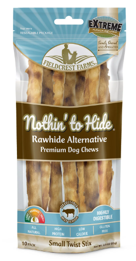 NOTHING TO HIDE SMALL TWIST STIX BEEF 10PK