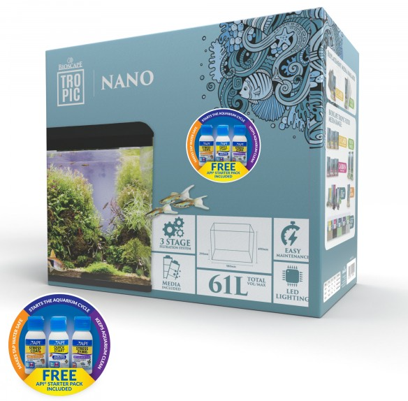 BIOSCAPE NANO AQUARIUM 61L BLACK