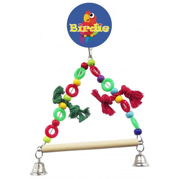 BIRDIE SMALL BEADED SWING W/BELLS