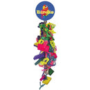 BIRDIE LARGE WOOD & WICKER HANGER