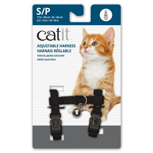 CATIT KITTEN HARNESS SMALL BLACK