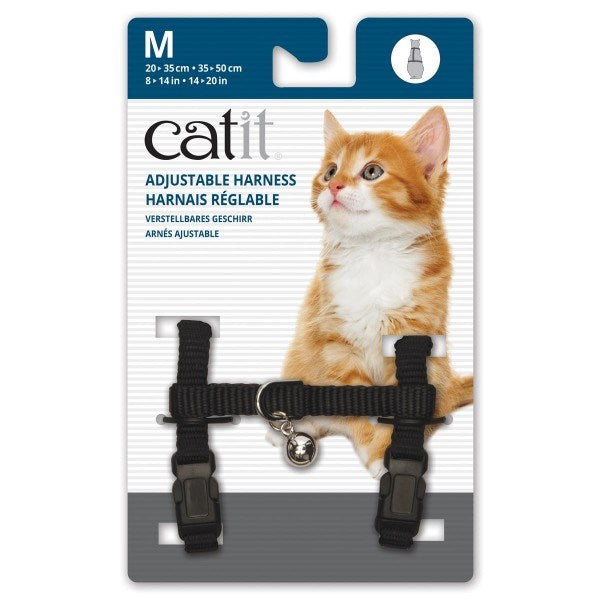 CATIT CAT HARNESS MEDIUM BLACK