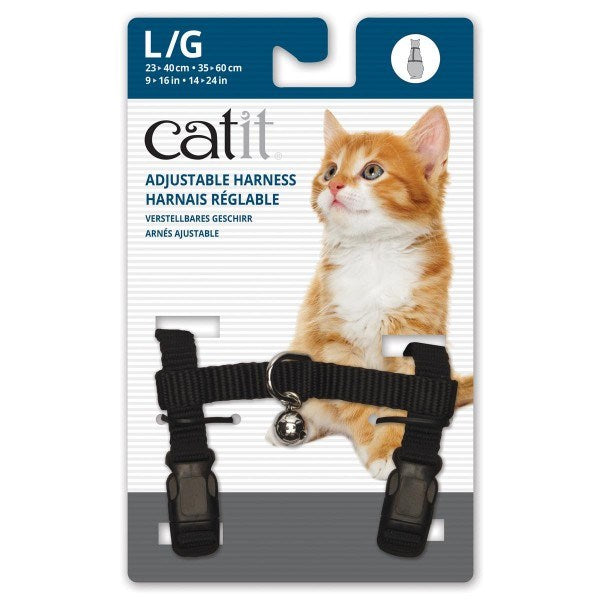 CATIT CAT HARNESS LARGE BLACK