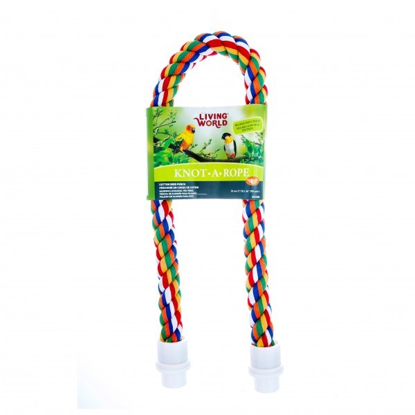 LIVING WORLD COTTON BIRD PERCH 30MM X 90CM