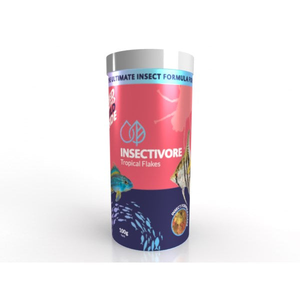 INSECTIVORE TROPICAL FLAKE FOOD 100GM