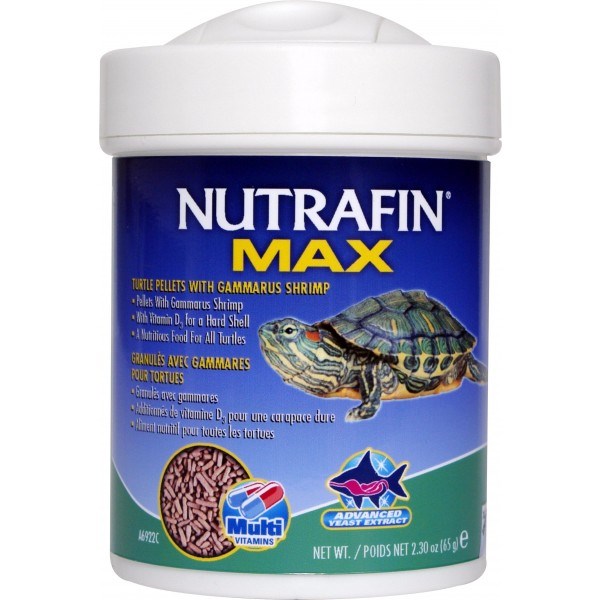 NUTRAFIN TURTLE PELLETS W/SHRIMP 65G