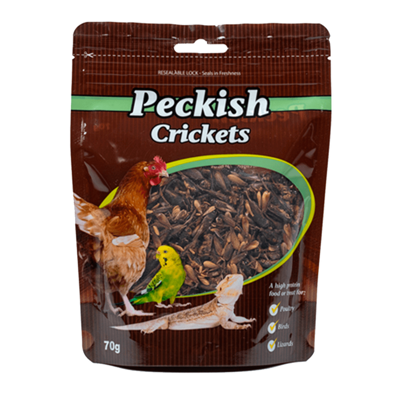 PECKISH DRIED CRICKETS 175GM