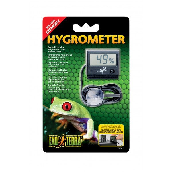 EXO TERRA LED HYGROMETER W/PROBE