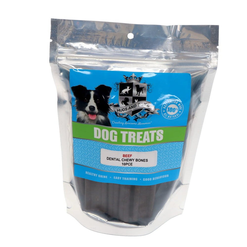 HUDS & TOKE DENTAL BONE BEEF 10PK