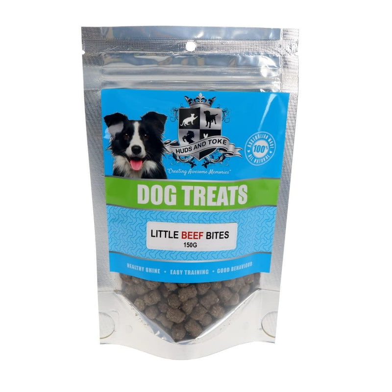 HUDS & TOKE LITTLE BEEF BITES 150G