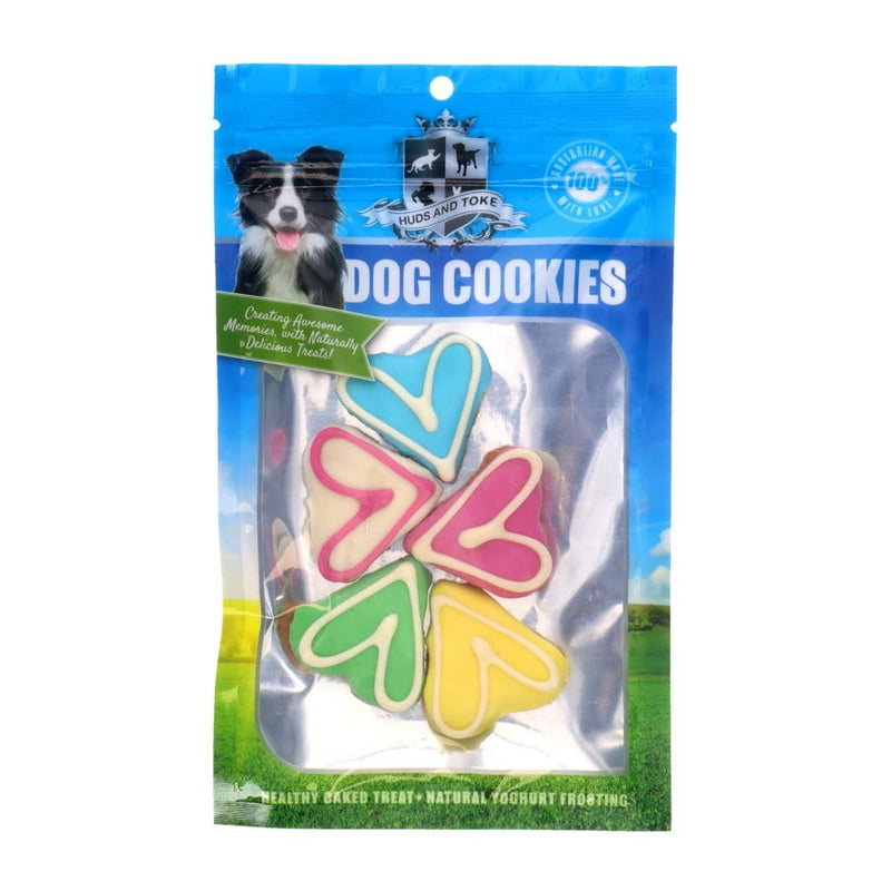 HUDS & TOKE LITTLE DOGGY LOVE HEART COOKIES 5PK