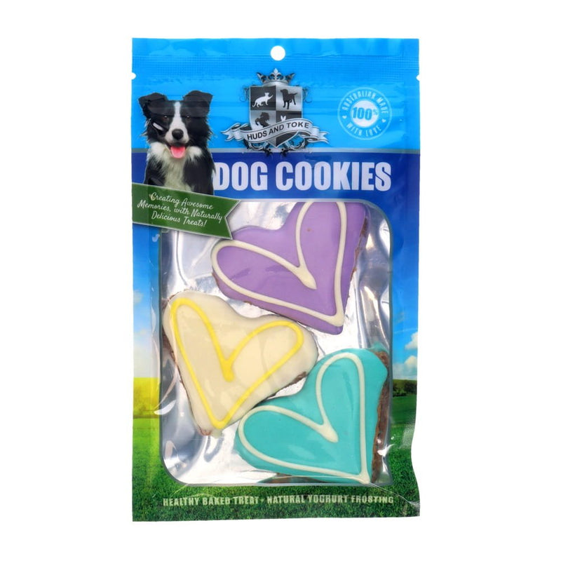 HUDS & TOKE BIG DOGGY LOVE HEART COOKIES 3PK