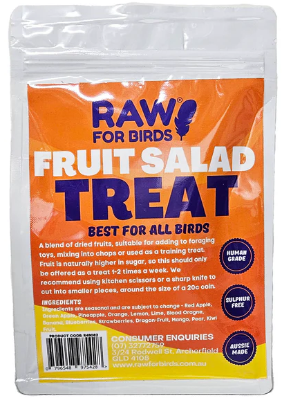 RAW FOR BIRDS FRUIT SALAD TREAT 100G