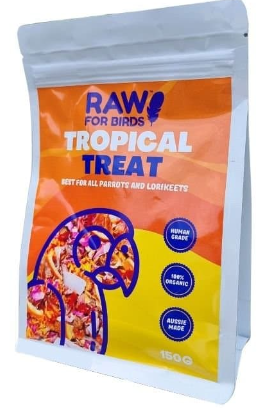 RAW FOR BIRDS TROPICAL TREAT 150G