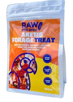 RAW FOR BIRDS AKETI'S FORAGE TREAT 600G