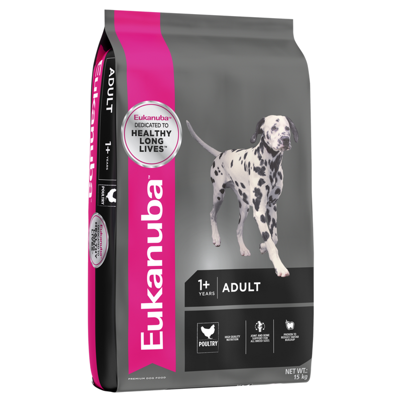 *EUKANUBA DOG ADULT MED 15KG