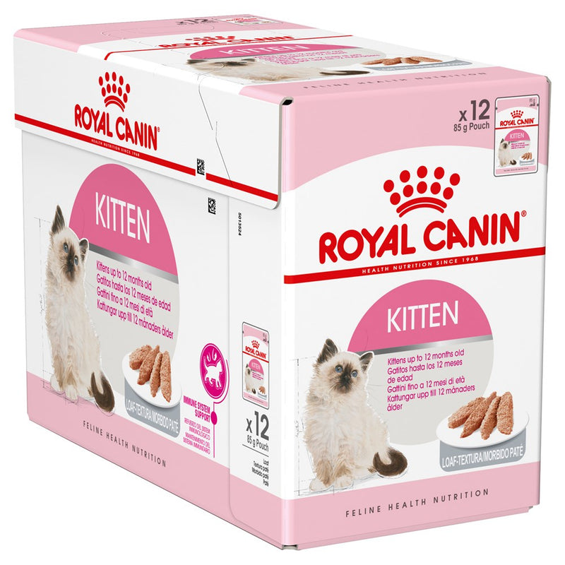 *ROYAL CANIN CAT WET KITTEN INSTINCT LOAF BOX