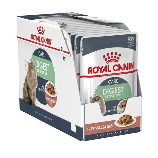 ROYAL CANIN CAT WET DIGESTIVE GRAVY 85G 12PK