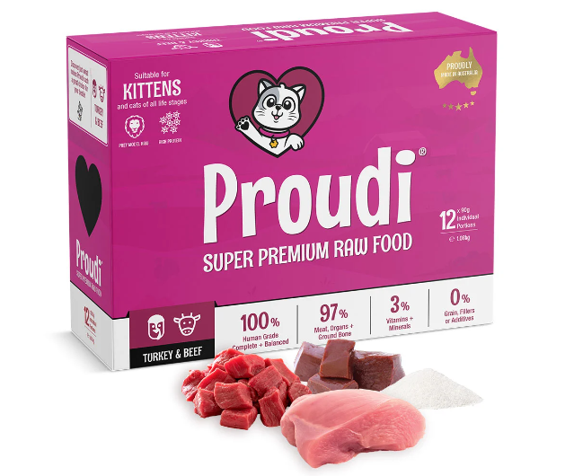 PROUDI KITTEN TURKEY & BEEF 1.08KG