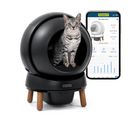 PETSAFE SCOOP FREE SMART SPIN SELF CLEANING LITTER BOX BLACK