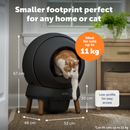 PETSAFE SCOOP FREE SMART SPIN SELF CLEANING LITTER BOX BLACK