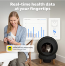 PETSAFE SCOOP FREE SMART SPIN SELF CLEANING LITTER BOX BLACK