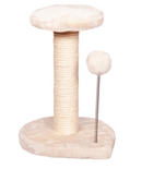 SCRATCHING TREE POST W/ PLATFORM & SPRING BALL 20X20X29CM